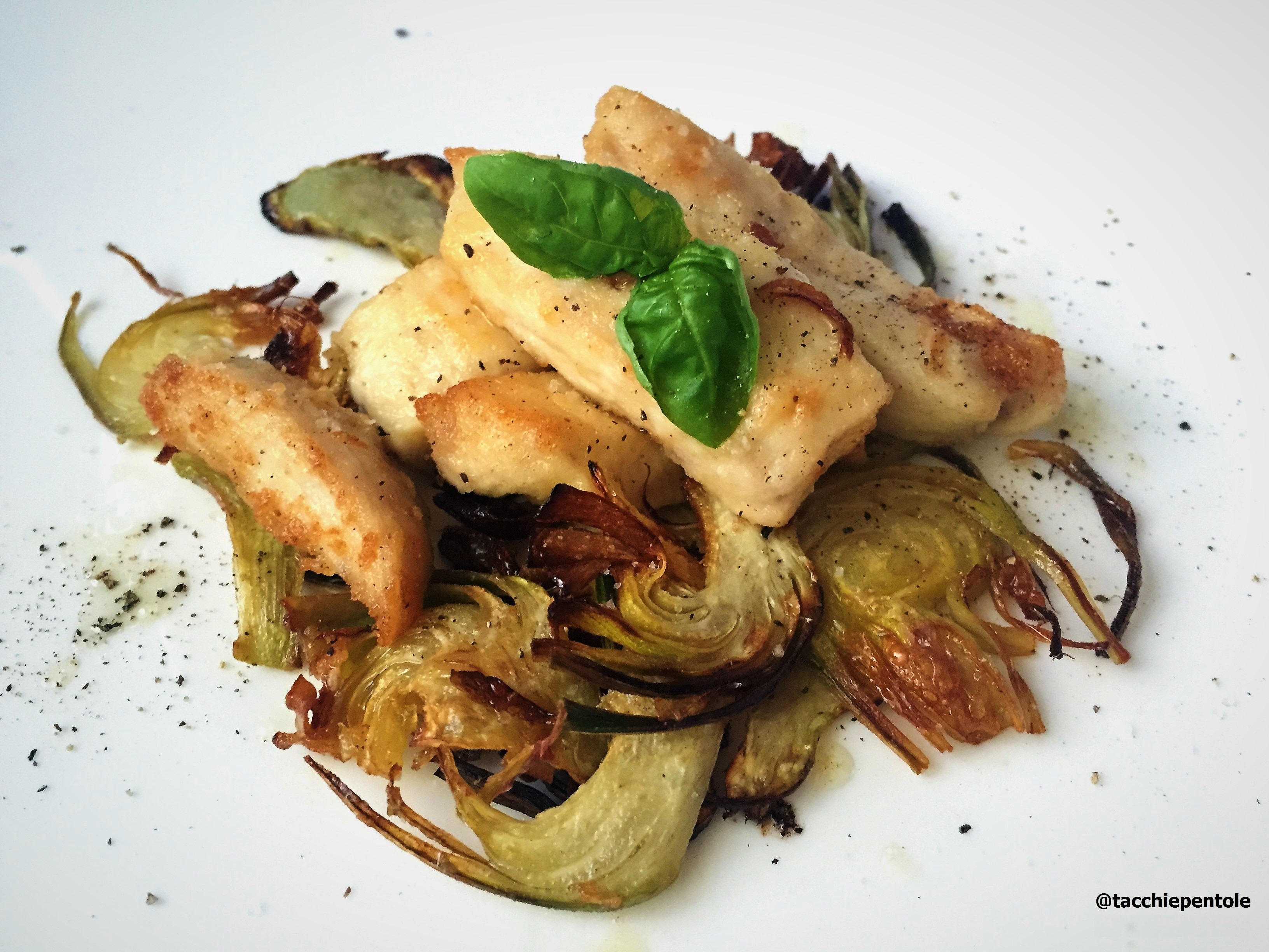 Straccetti di pollo con carciofi