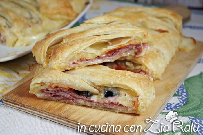 Strudel provola cotto e pomodoro