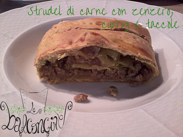 Strudel salato speziato