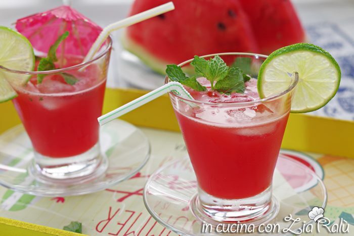 Succo di anguria menta e lime