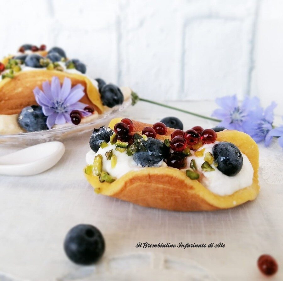 Tacos pancakes allo yogurt greco