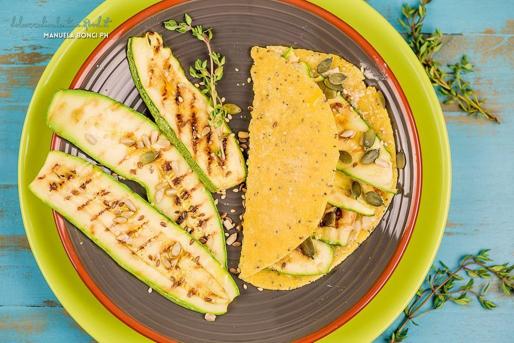 Tacos tex mex con zucchine