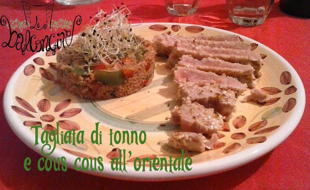 Tagliata di tonno al sesamo
