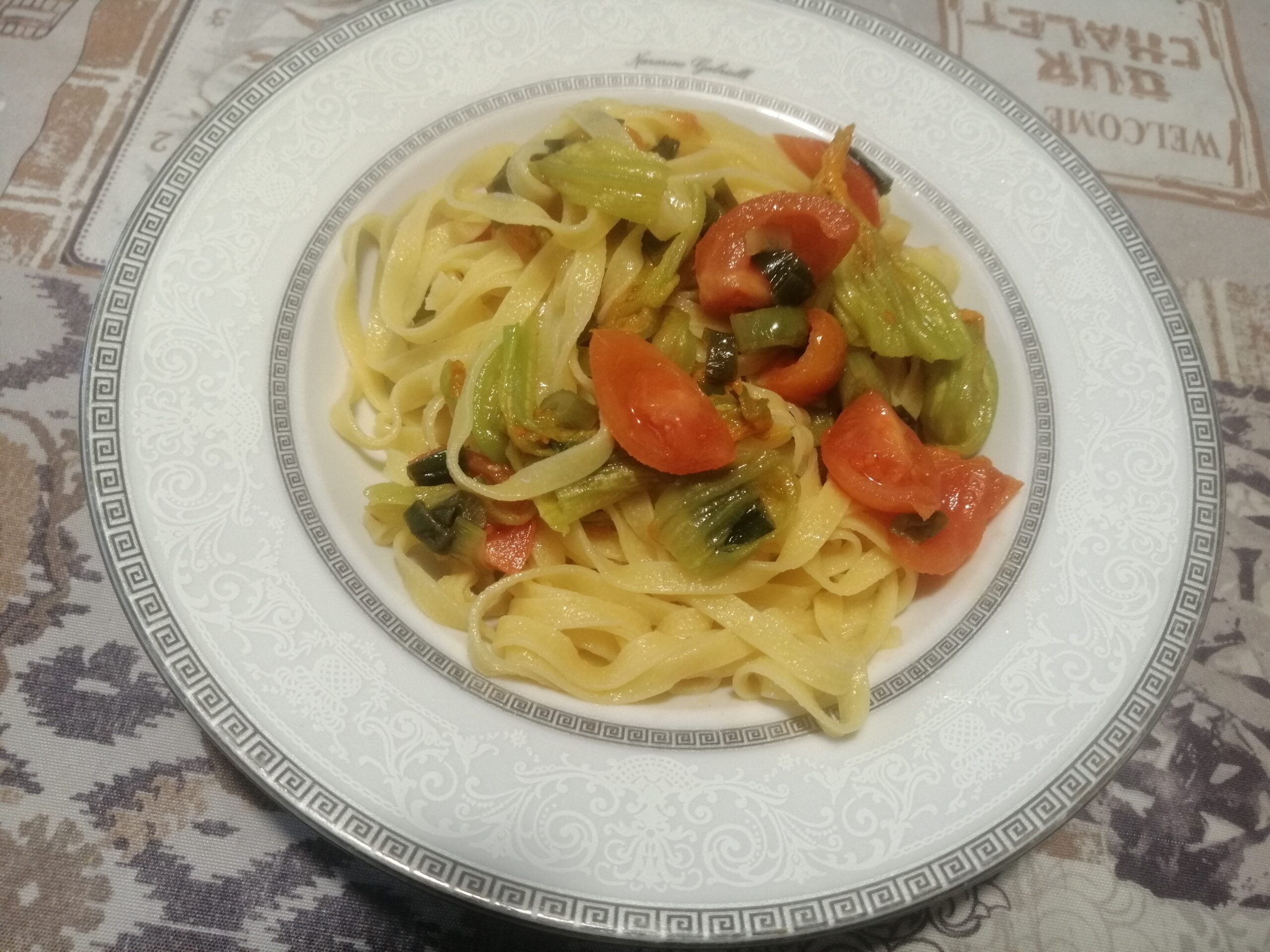 Tagliolini ai fiori di zucca