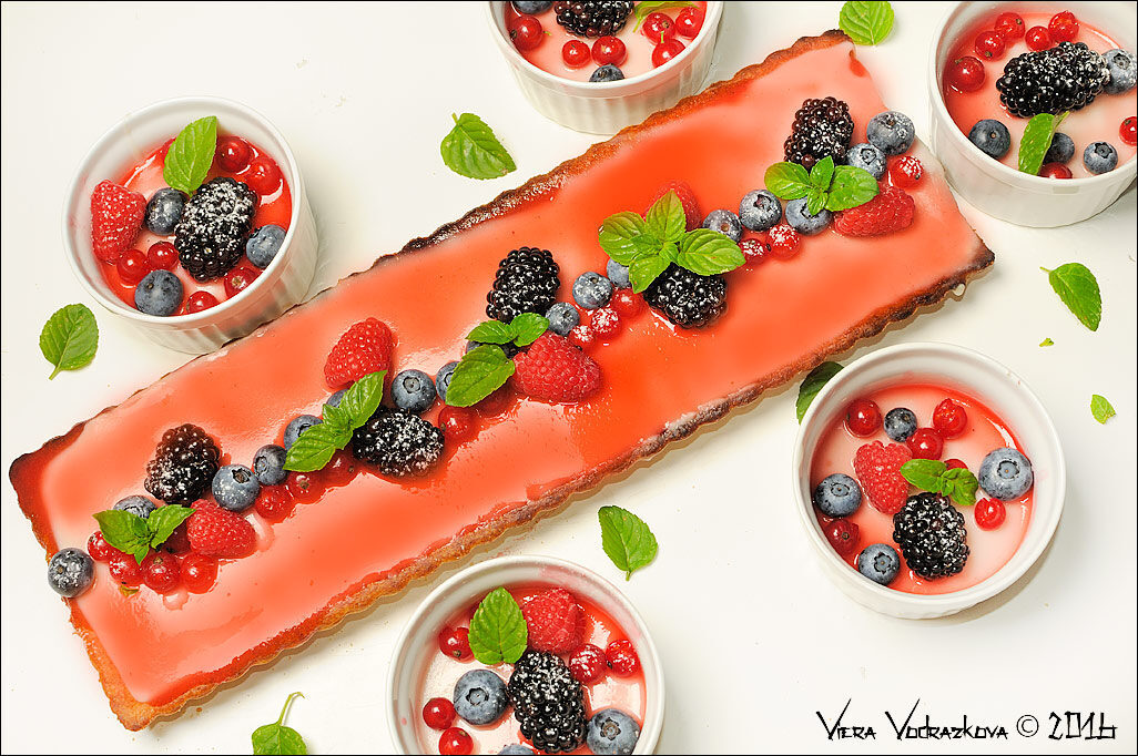 Tart summer berries