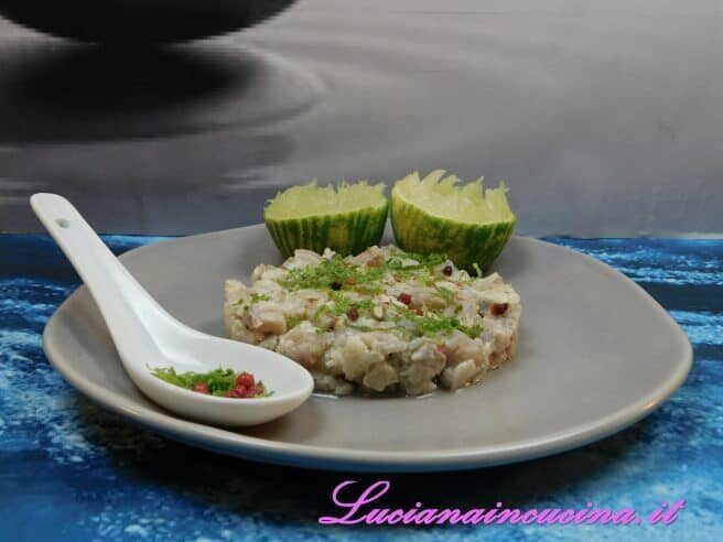 Tartare di merluzzo carbonaro