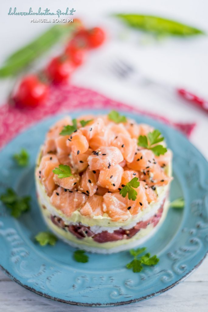 Tartariso salmone e tonno