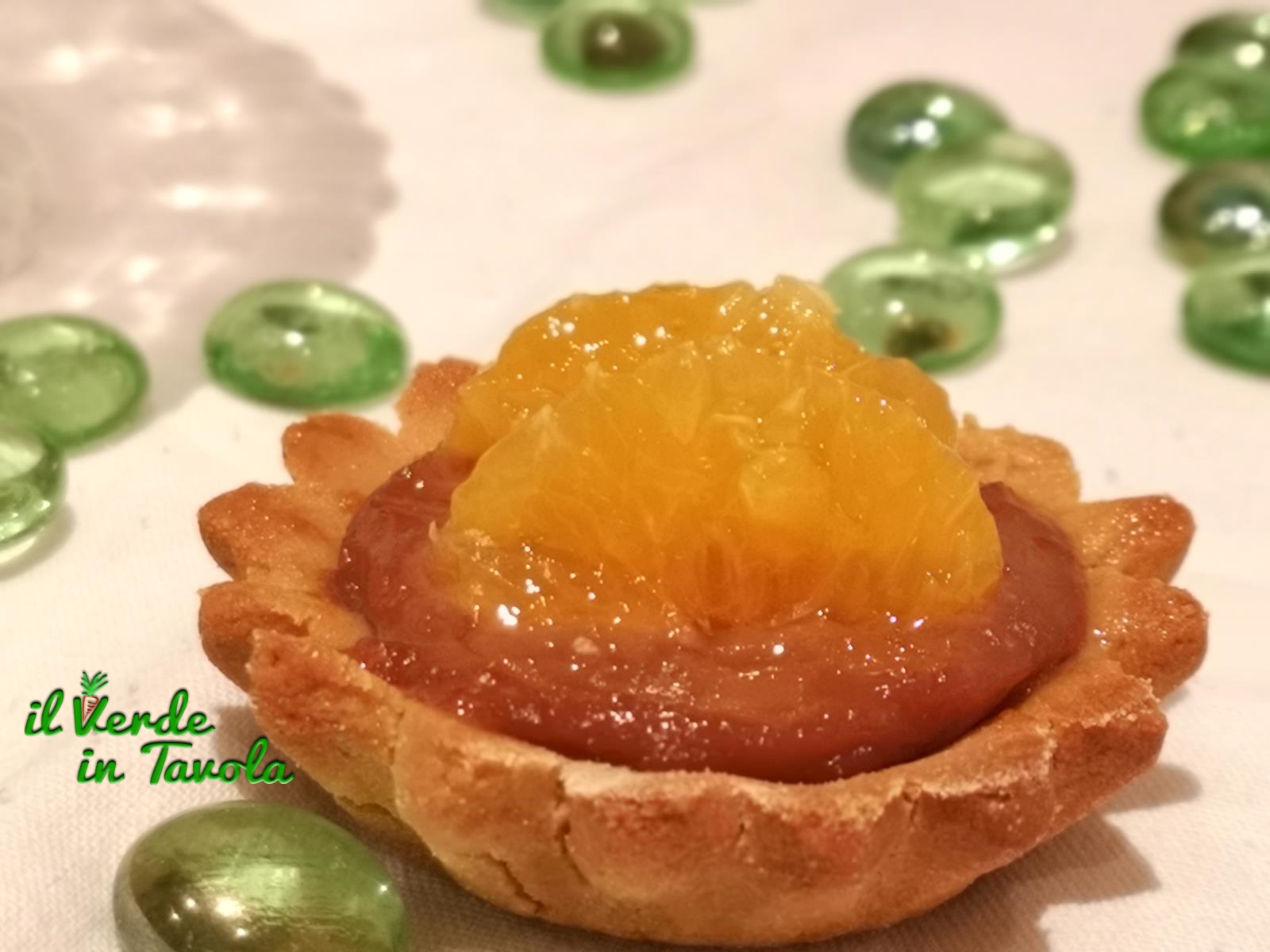 Tartellette vegan e gluten free con crema pasticcera e mandaranci la ricetta