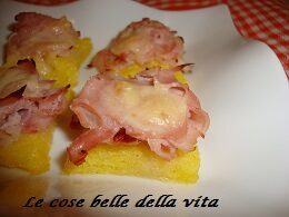 Tartine di polenta