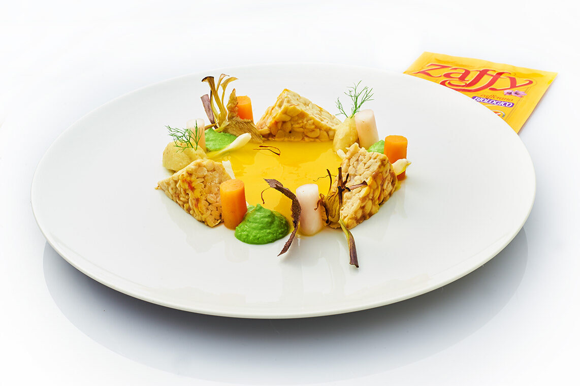 Tempeh allo zafferano per zaffy
