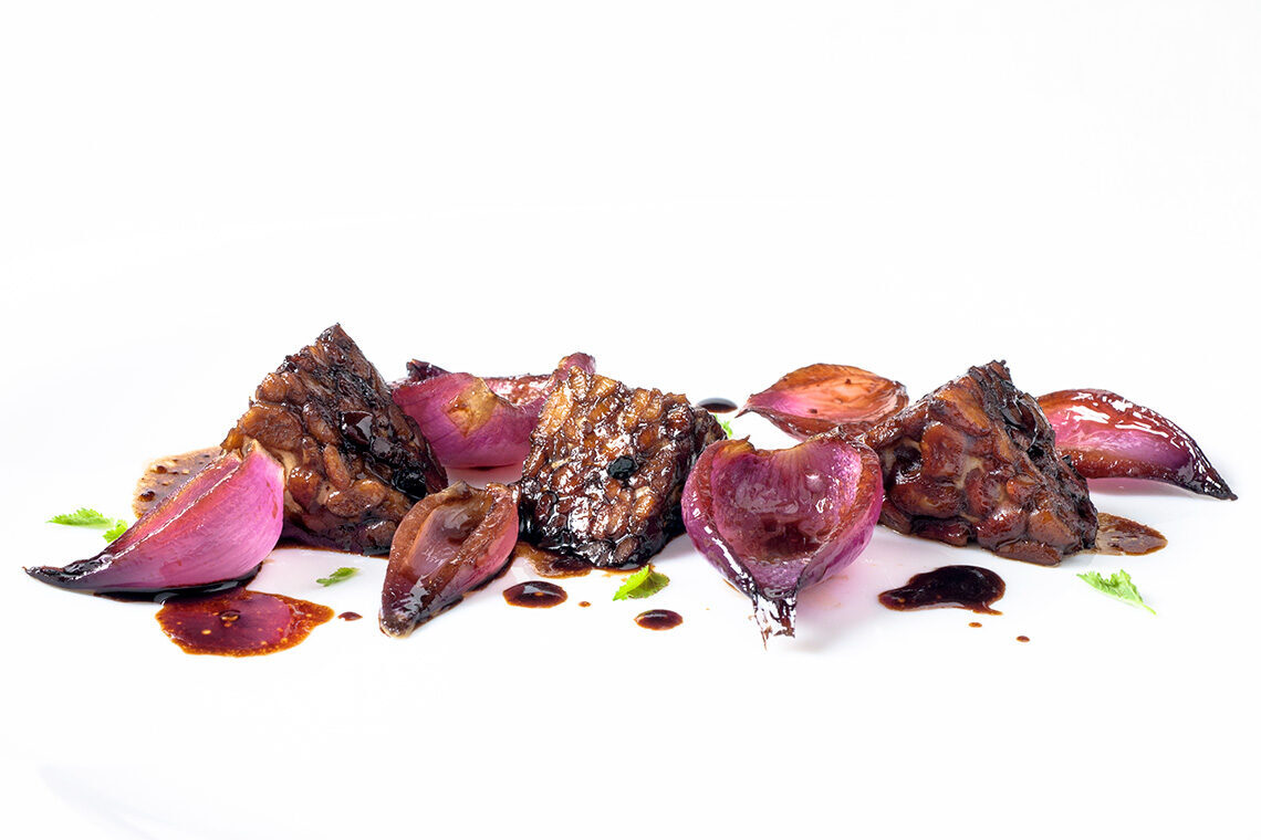 Tempeh in agrodolce