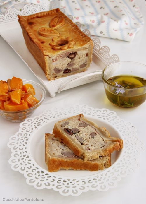 Terrina in crosta con coniglio, lardo e fegato per mtc64