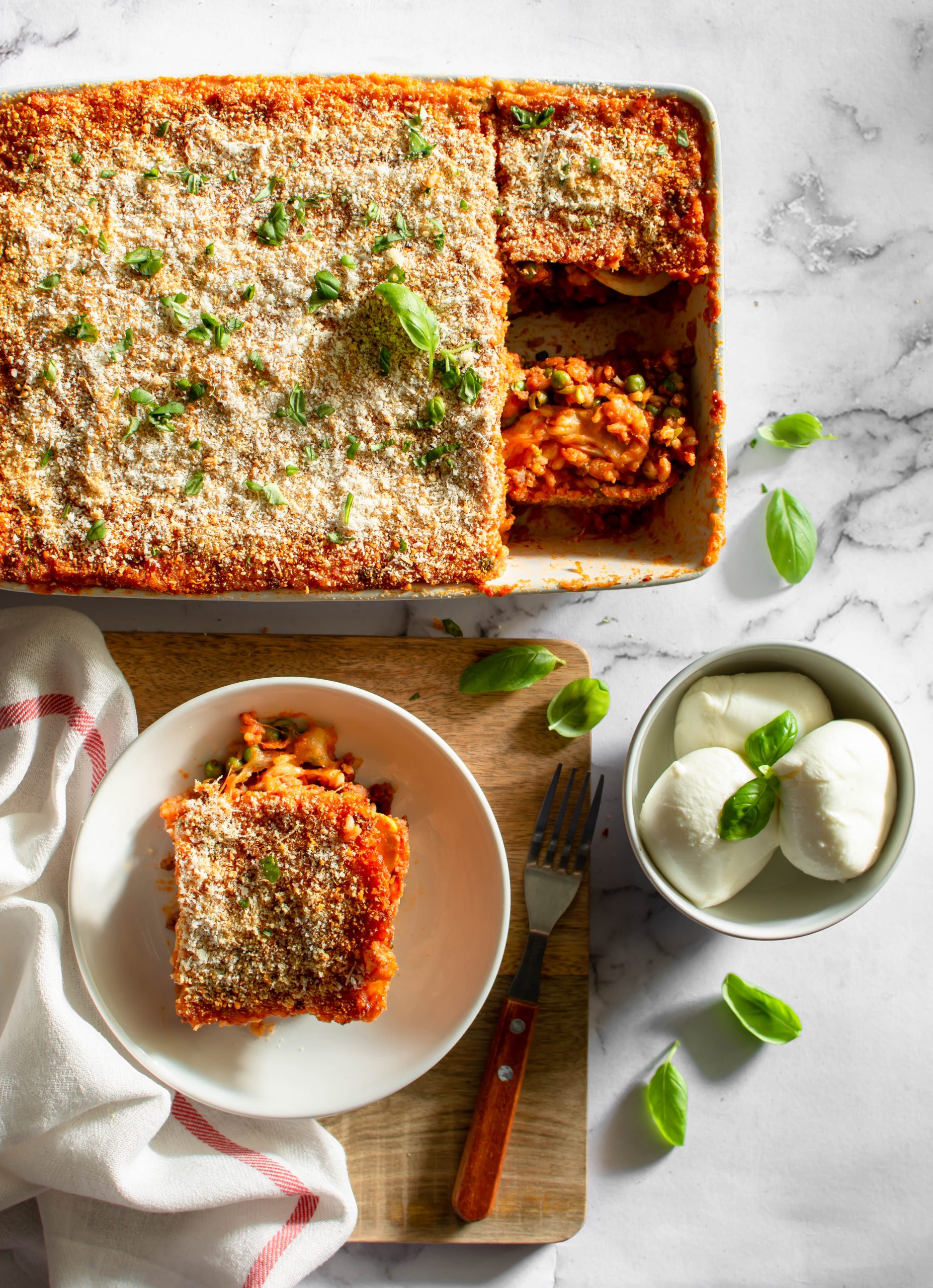 Timballo di riso al ragù alla siciliana