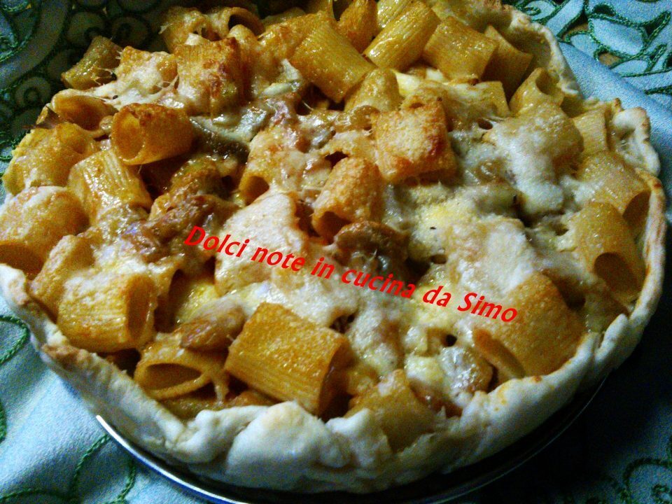 Timballo in crosta alla norma