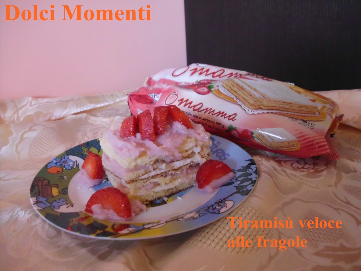 Tiramis veloce alle fragole