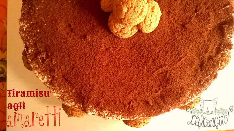 Tiramisù agli amaretti
