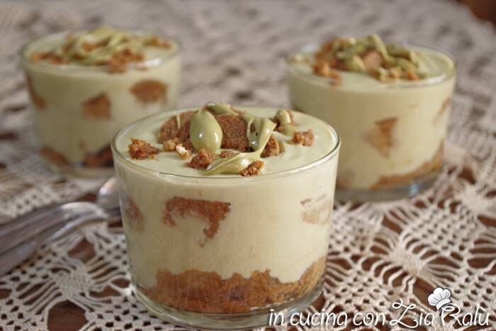 Tiramisù al pistacchio senza glutine