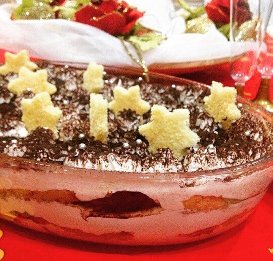 Tiramisù con pandoro al baileys