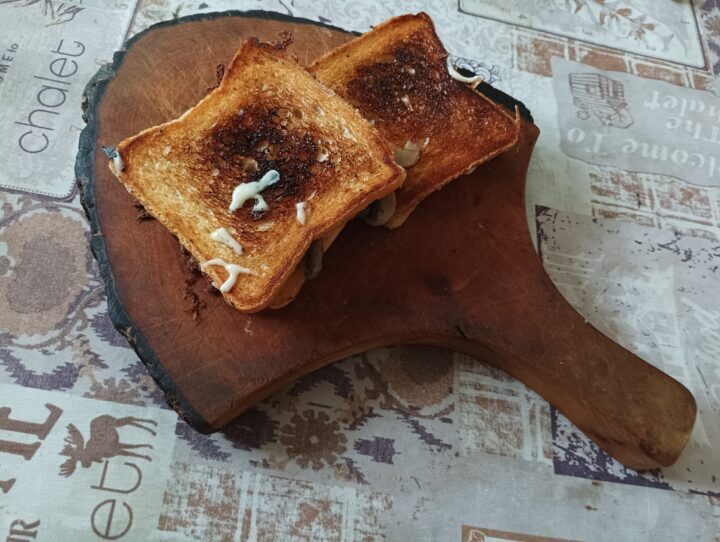 Toast vegetariano