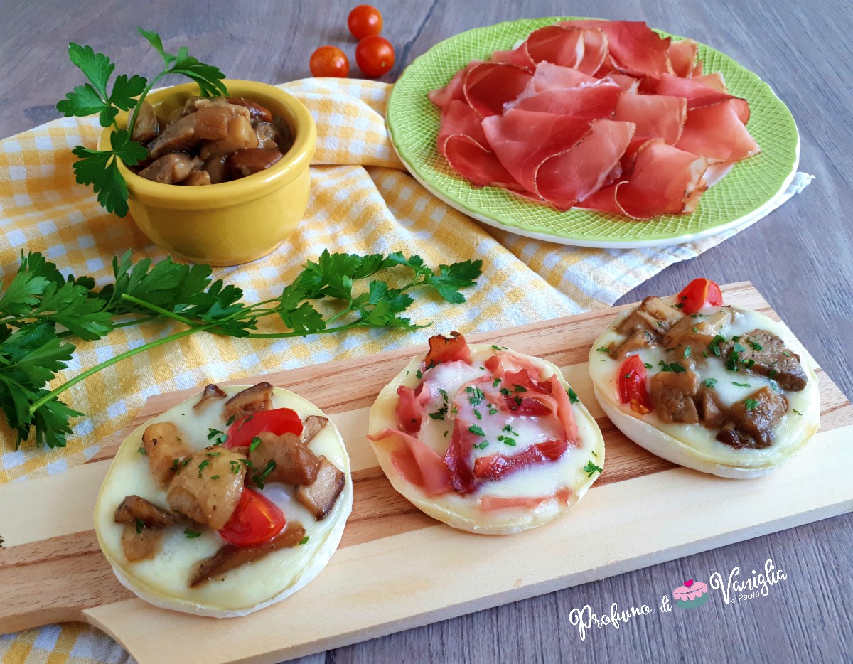 Tomini ripieni con speck e porcini