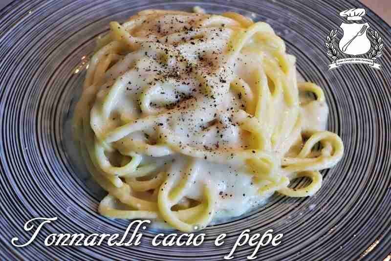Tonnarelli cacio e pepe