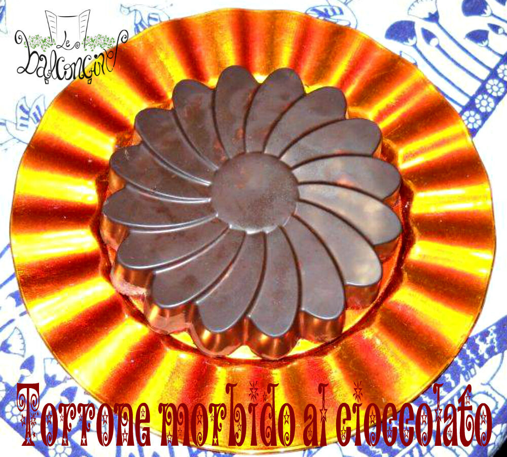 Torrone morbido al cioccolato