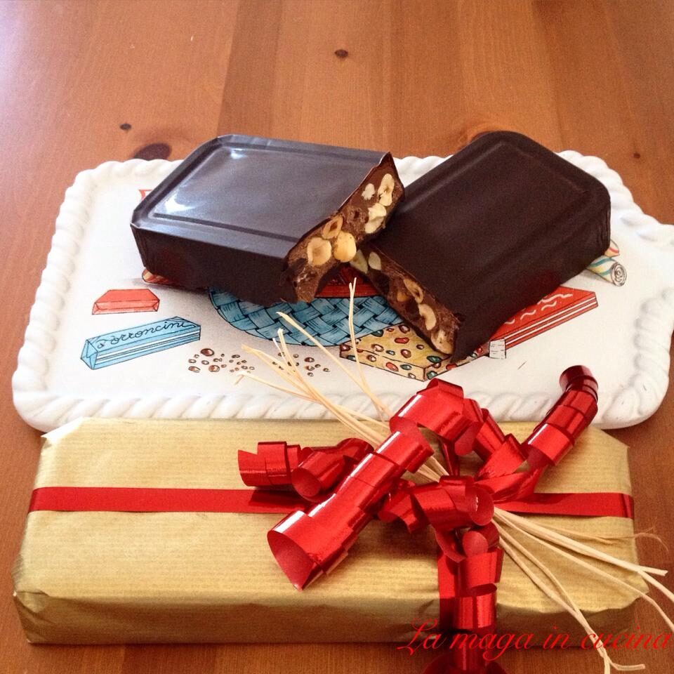 Torrone nutella e nocciole