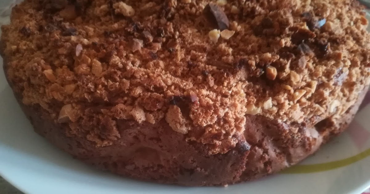 Torta agli amaretti e cacao senza burro
