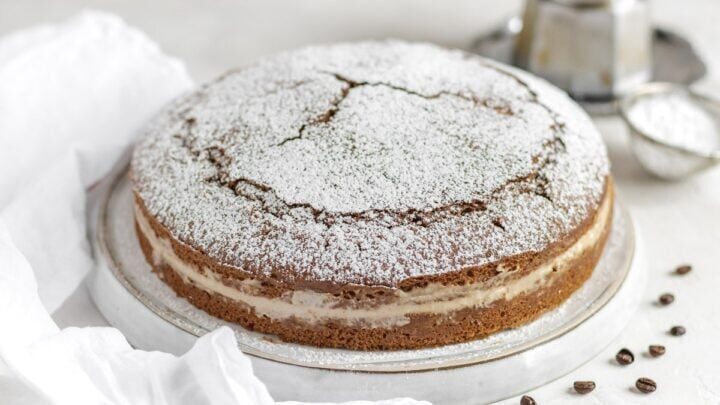 Torta al caffè vegana