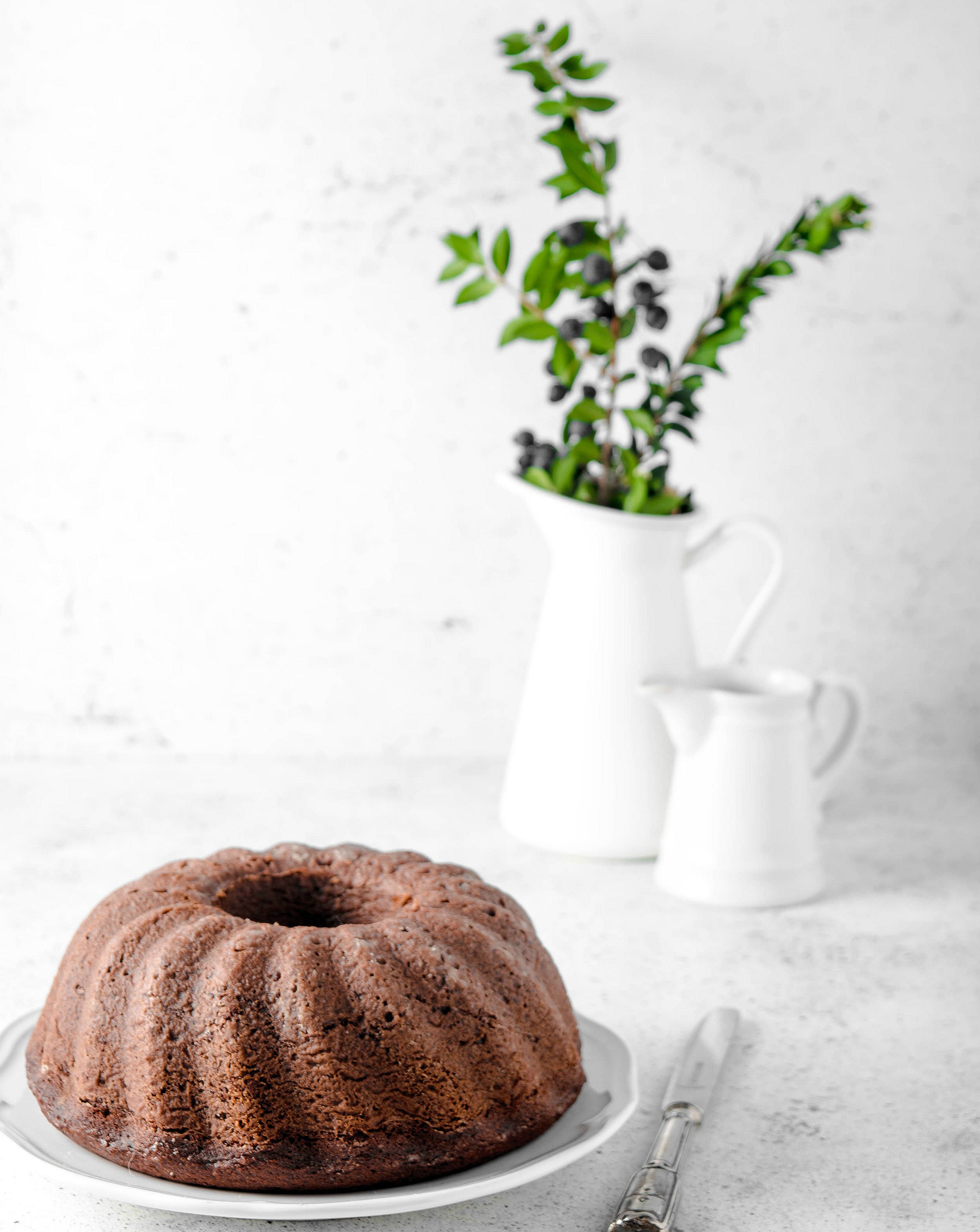Torta al latte caldo e cacao