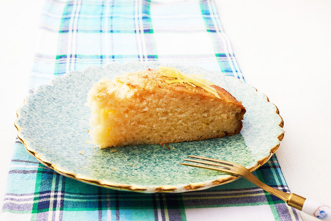 Torta al limone senza zucchero