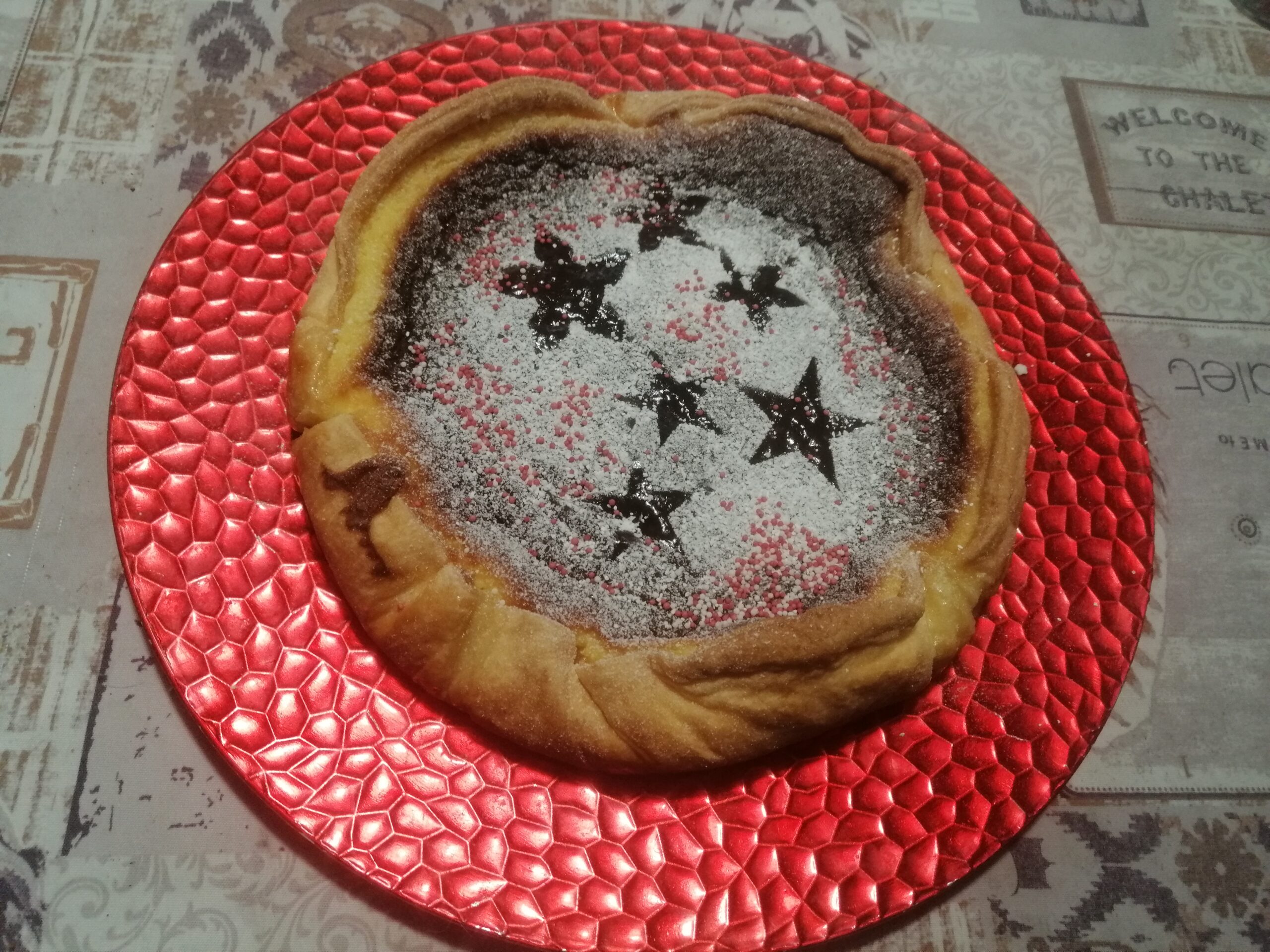 Torta al mascarpone natalizia