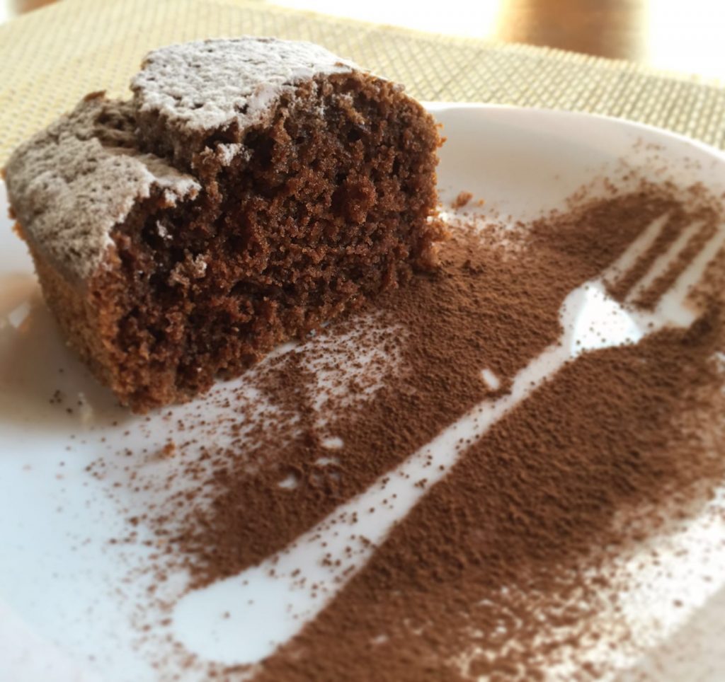 Torta all’acqua al cioccolato