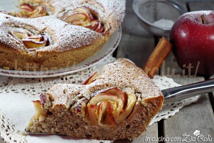 Torta alle mele cannella e zenzero saracena