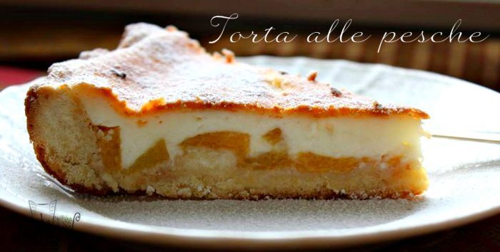Torta alle pesche