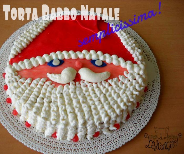 Torta babbo natale facilissima con 6 ingredienti