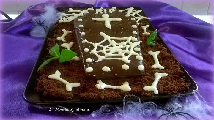 Torta bara cioccolatosa per halloween