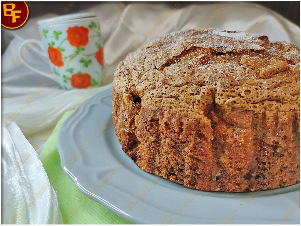 Torta con bevanda di avena e cacao
