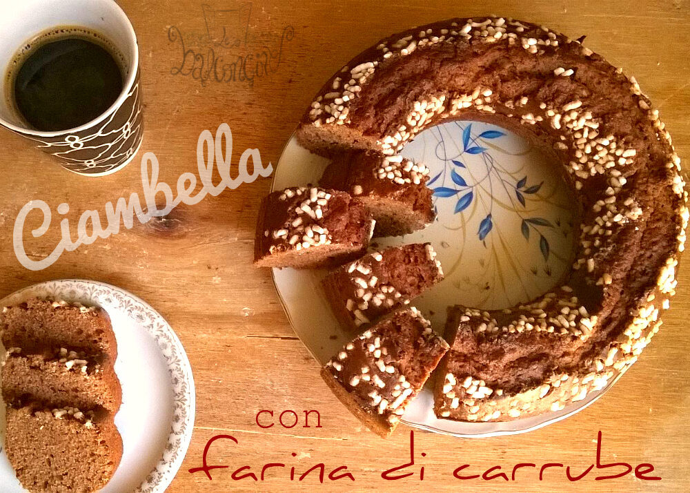 Torta con farina di carrube