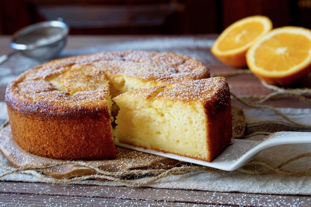 Torta cremosa all’arancia