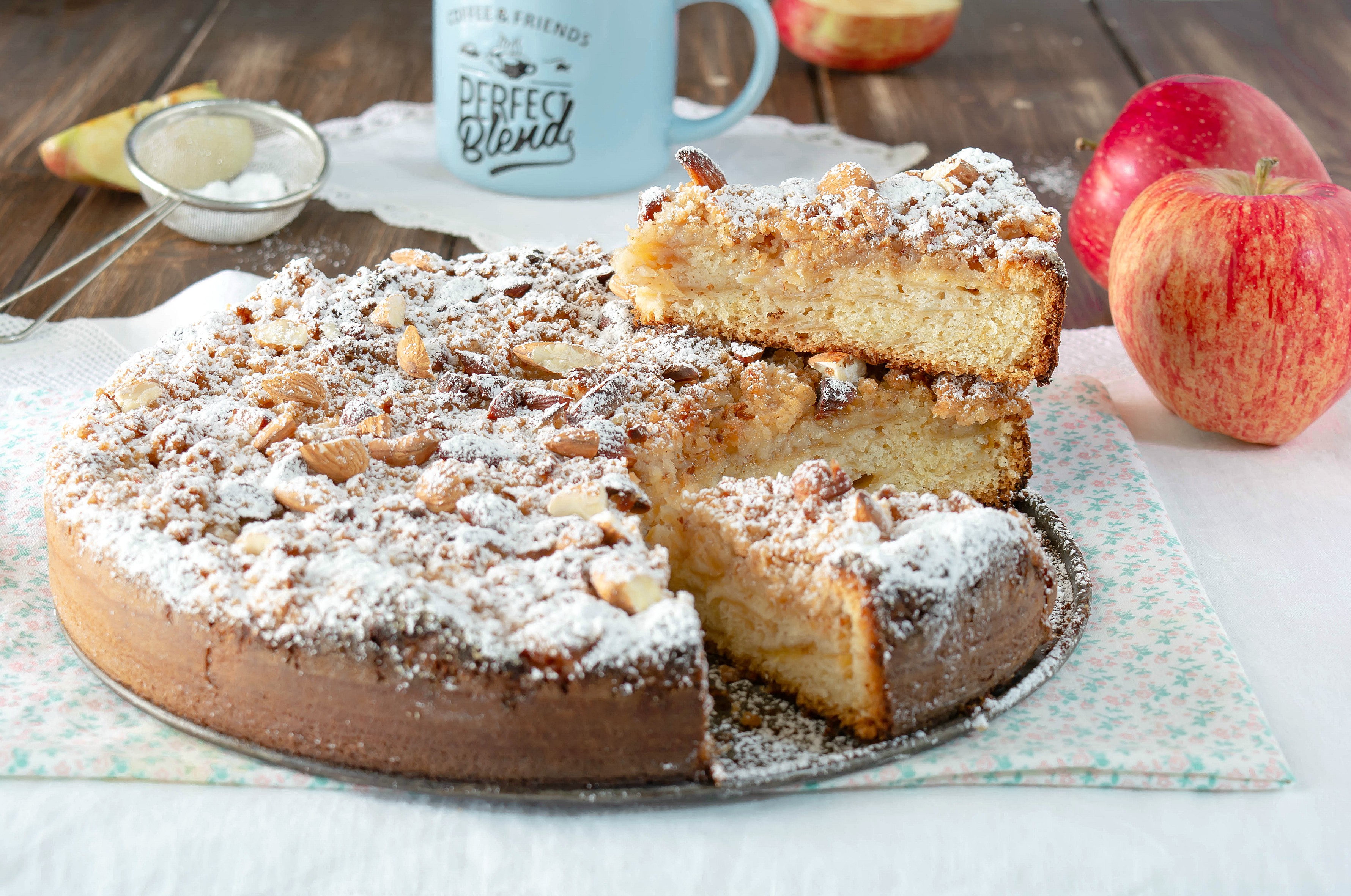 Torta crumble alle mele