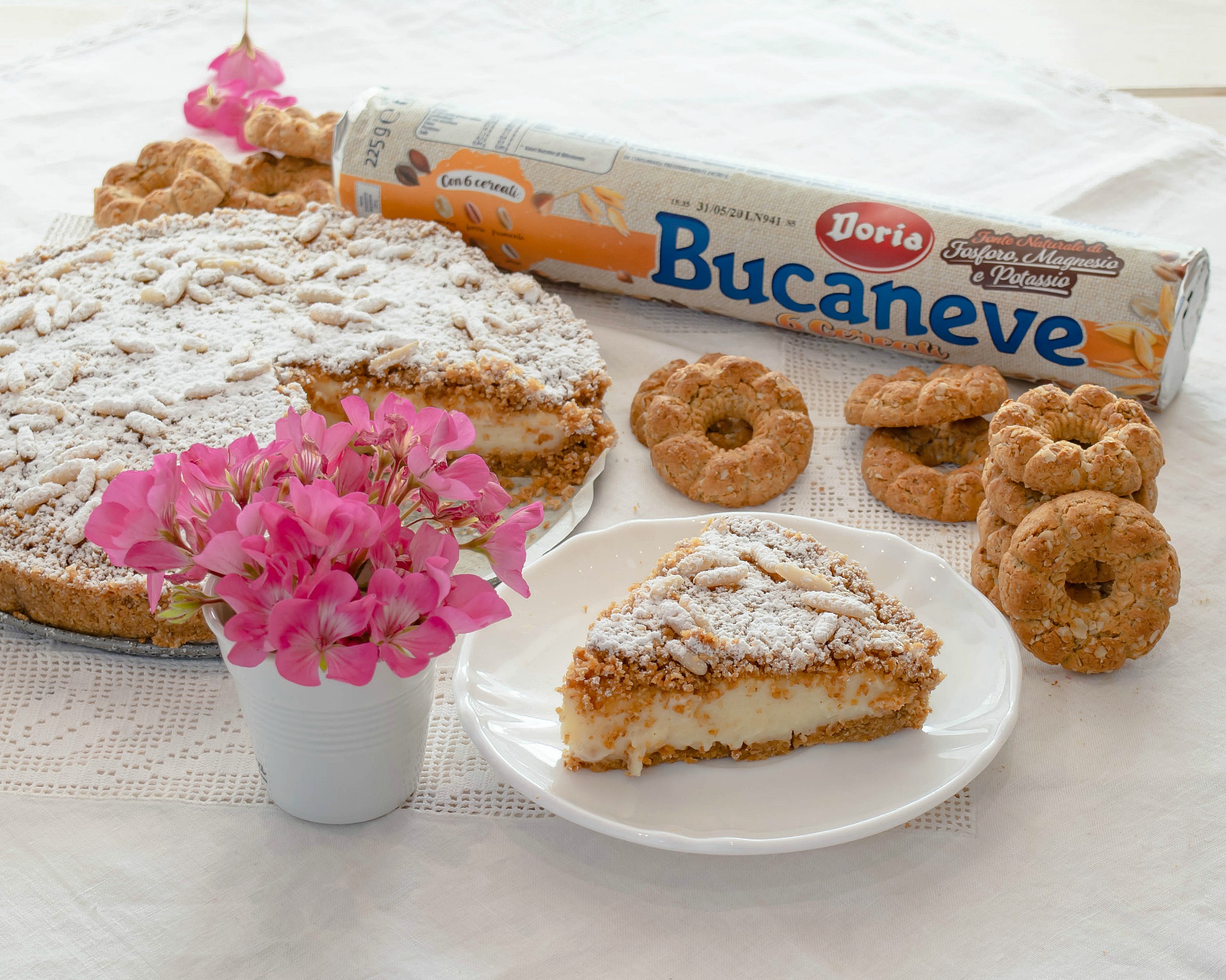 Torta della nonna senza cottura