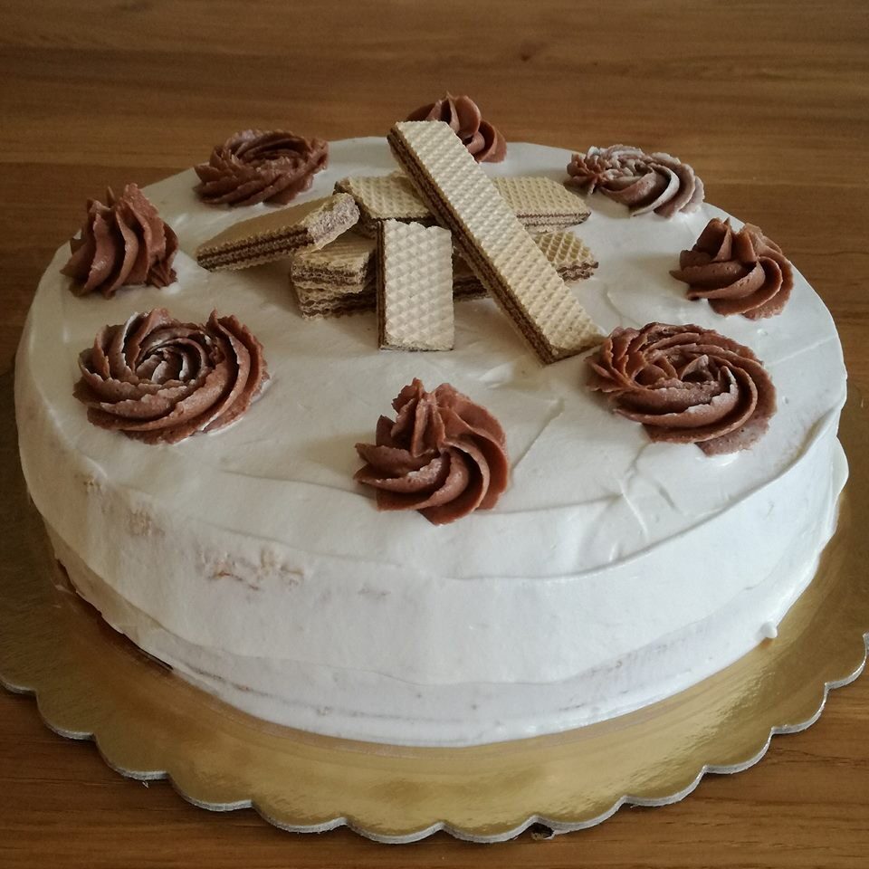 Torta delle feste mascarpone e nutella