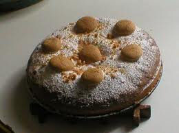 Torta di amaretti al profumo di vaniglia