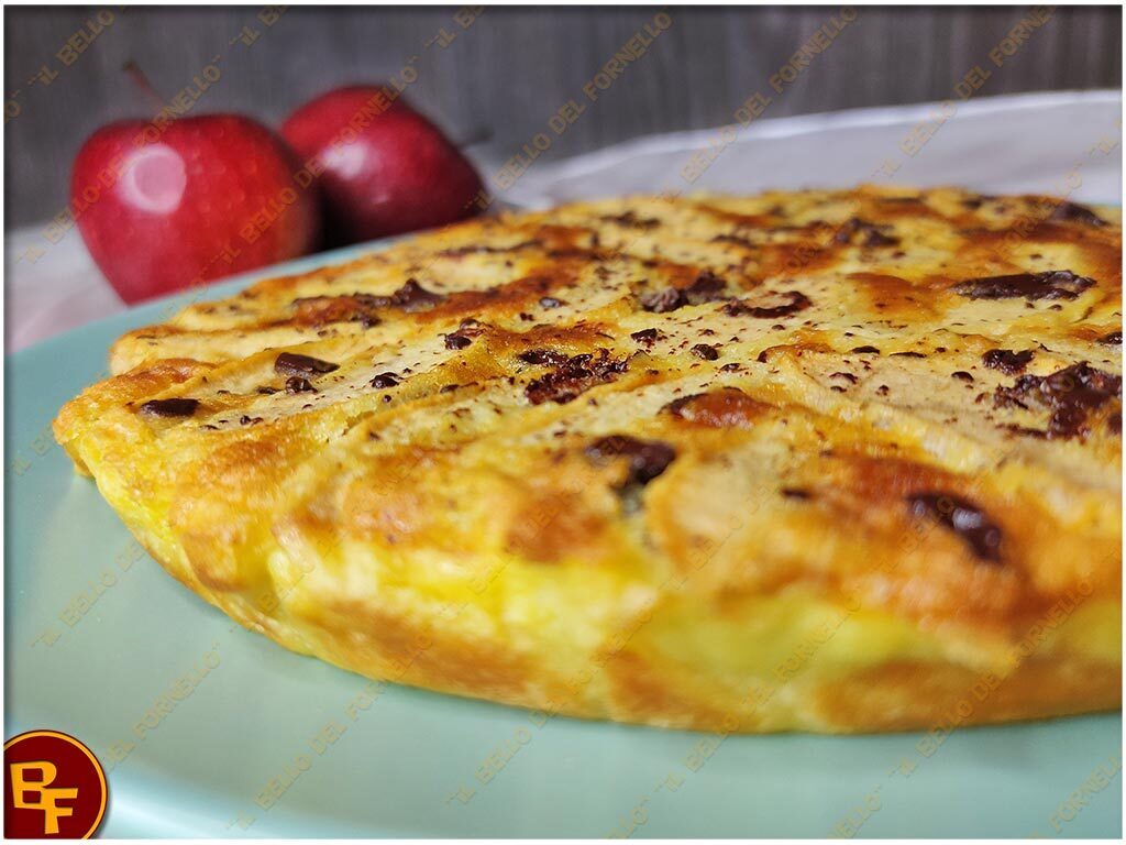 Torta di mele e yogurt cotta in padella