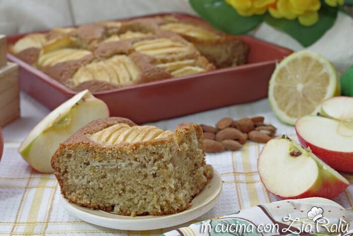 Torta di mele semplice senza burro