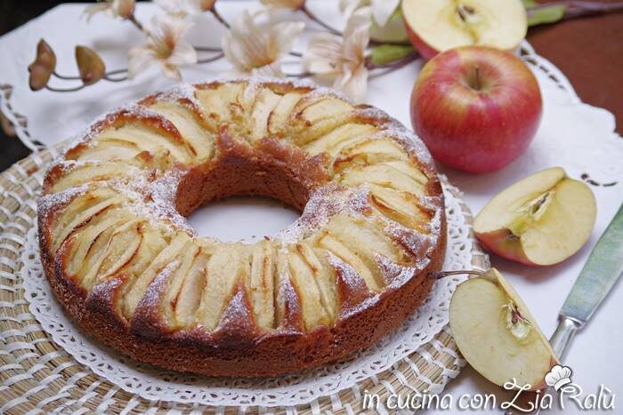 Torta di mele senza lattosio