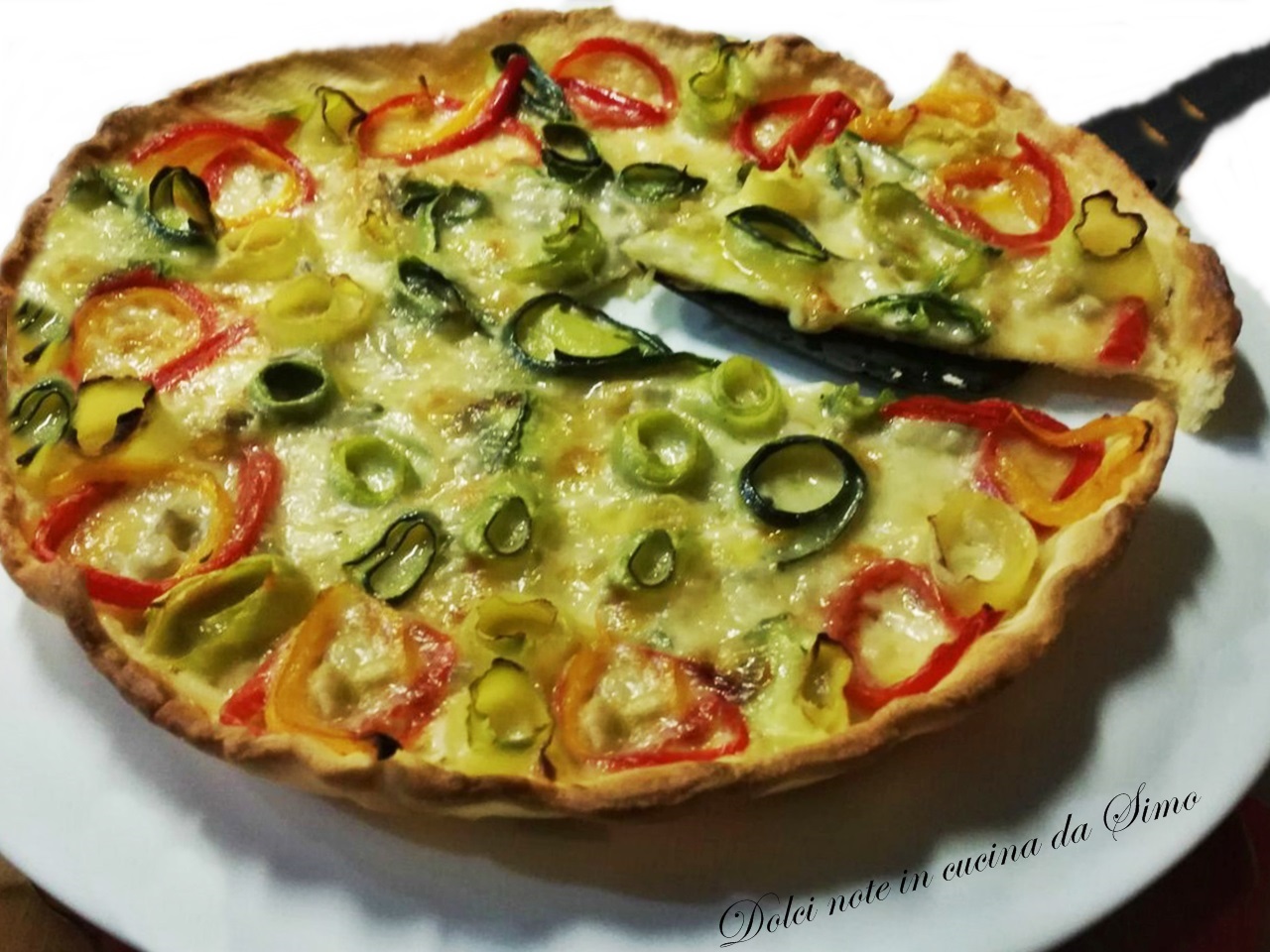 Torta di rose alle verdure