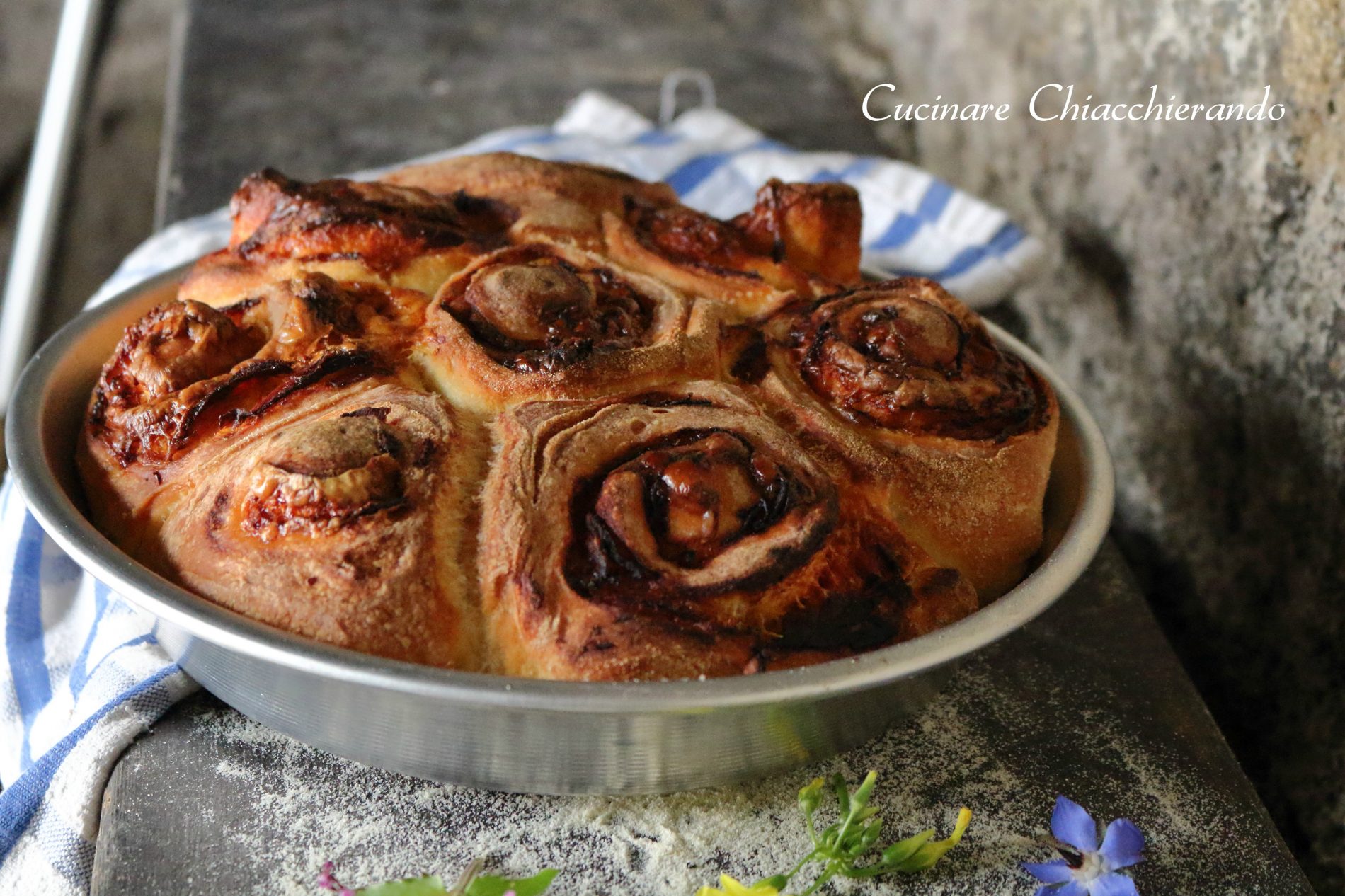 Torta di rose salata