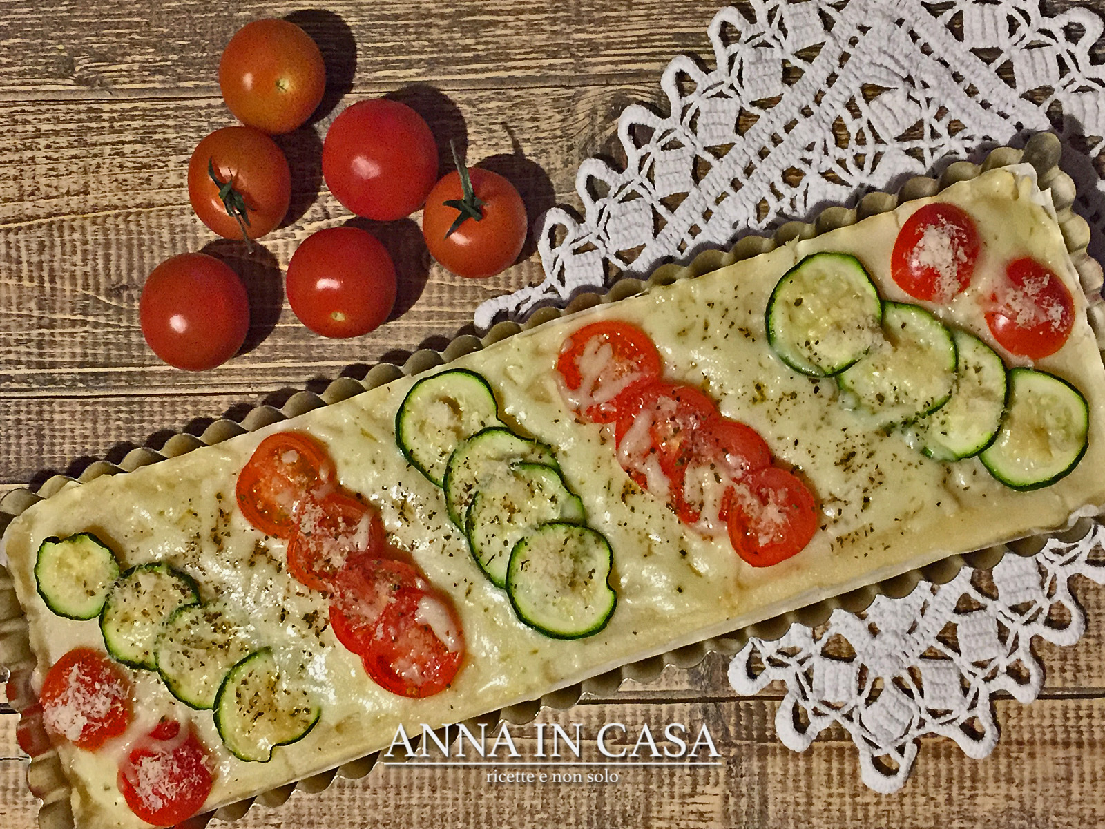 Torta di semolino con verdure